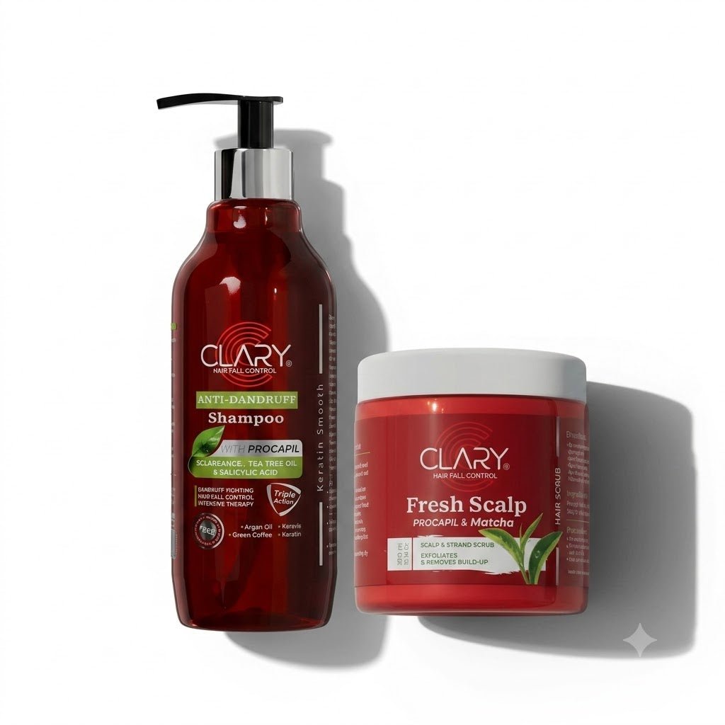 CLARY ANTI DANDRUFF SHAMPOO 300ML& CLARY FRESH SCALP 300ML OFFER - Anwar Store