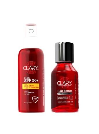 CLARY HAIR MIST SPF50 120ML+HAIR SERUM 100ML OFFER - Anwar Store