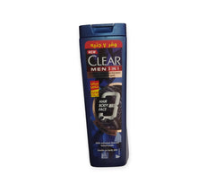 CLEAR MEN 3 IN 1 SHAMPOO & SHOWER GEL & FACE WASH 180ML OFFER - Anwar Store
