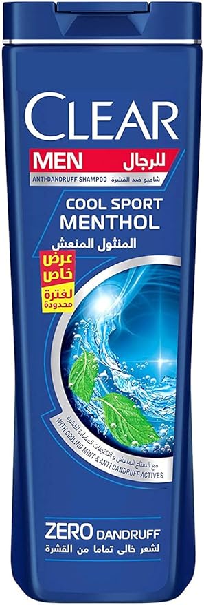 Clear Men Anti-dandruff Shampoo Cool Sport Menthol 600 ML Offer - شامبو أنور 600 مل