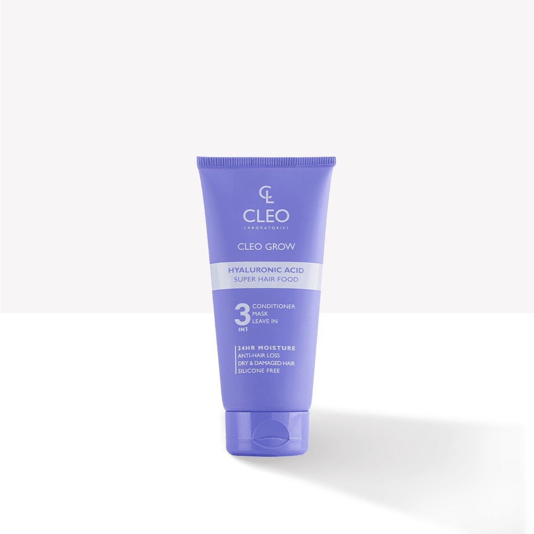 Cleo Grow 3in1 Hyalu Acid Super Hair Food 150ml - بلسم للشعر كليو 150 مل