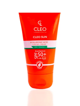 CLEO HYALURONIC ACID SUN GEL CREAM DRY TOUCH SPF 50+ 50ML - Anwar Store
