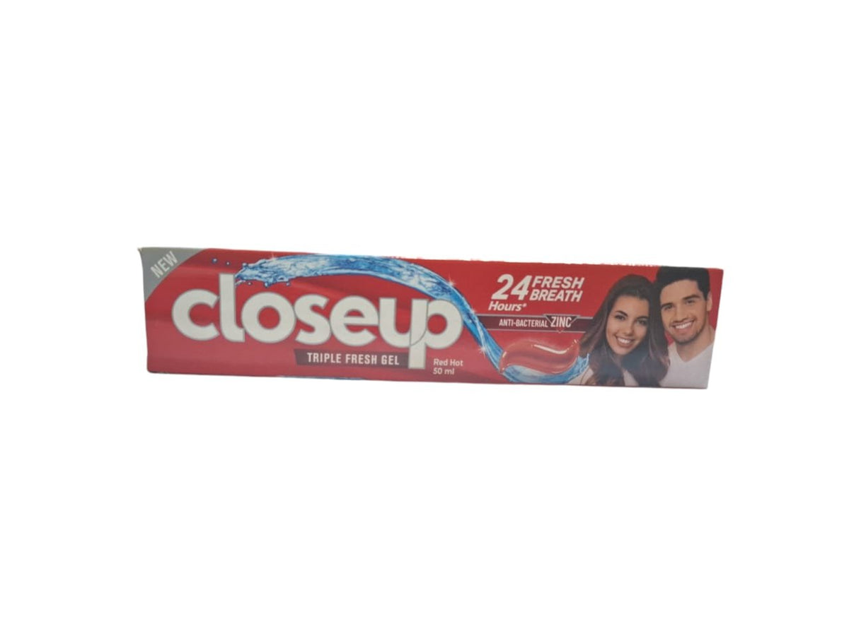 CLOSE UP TRIPLE FRESH GEL RED HOT 50ML - Anwar Store