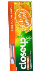 Closeup Clean Fresh Citrus Mint Tooth Past 75 ML +free Tooth Brush - معجون أسنان Close Up 75 مل