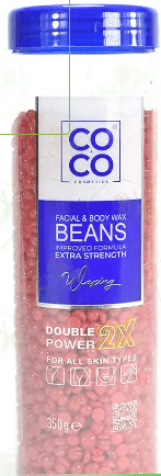 COCO FACIAL & BODY WAX BEANS 350G (RED) - Anwar Store