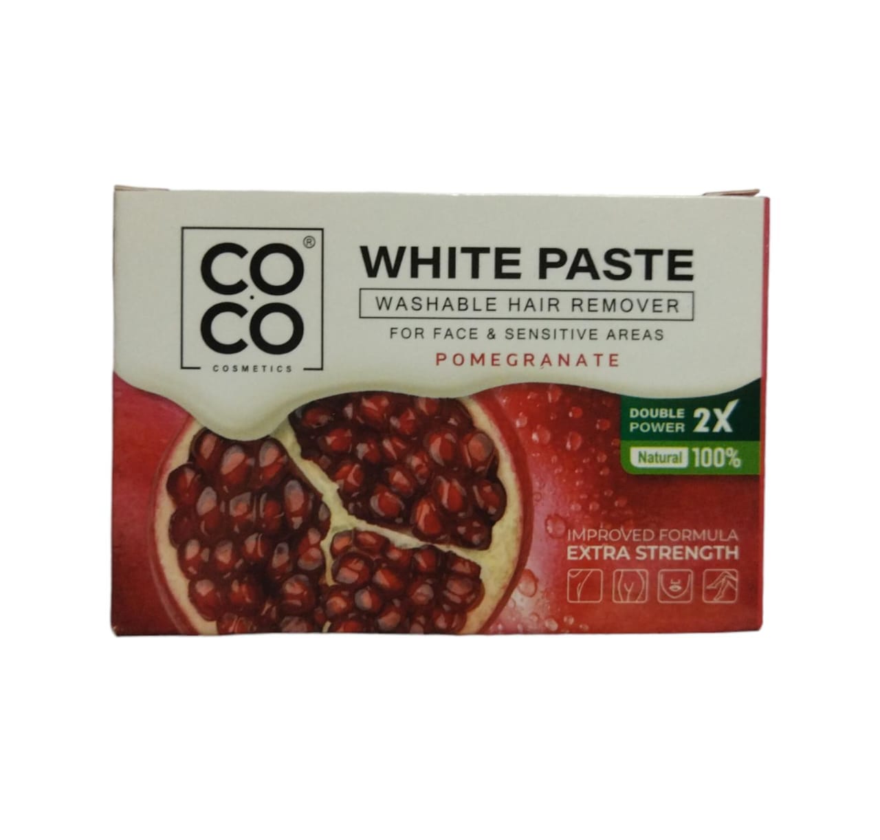 COCO WHITE PASTE POMEGRANATE 100GM - Anwar Store
