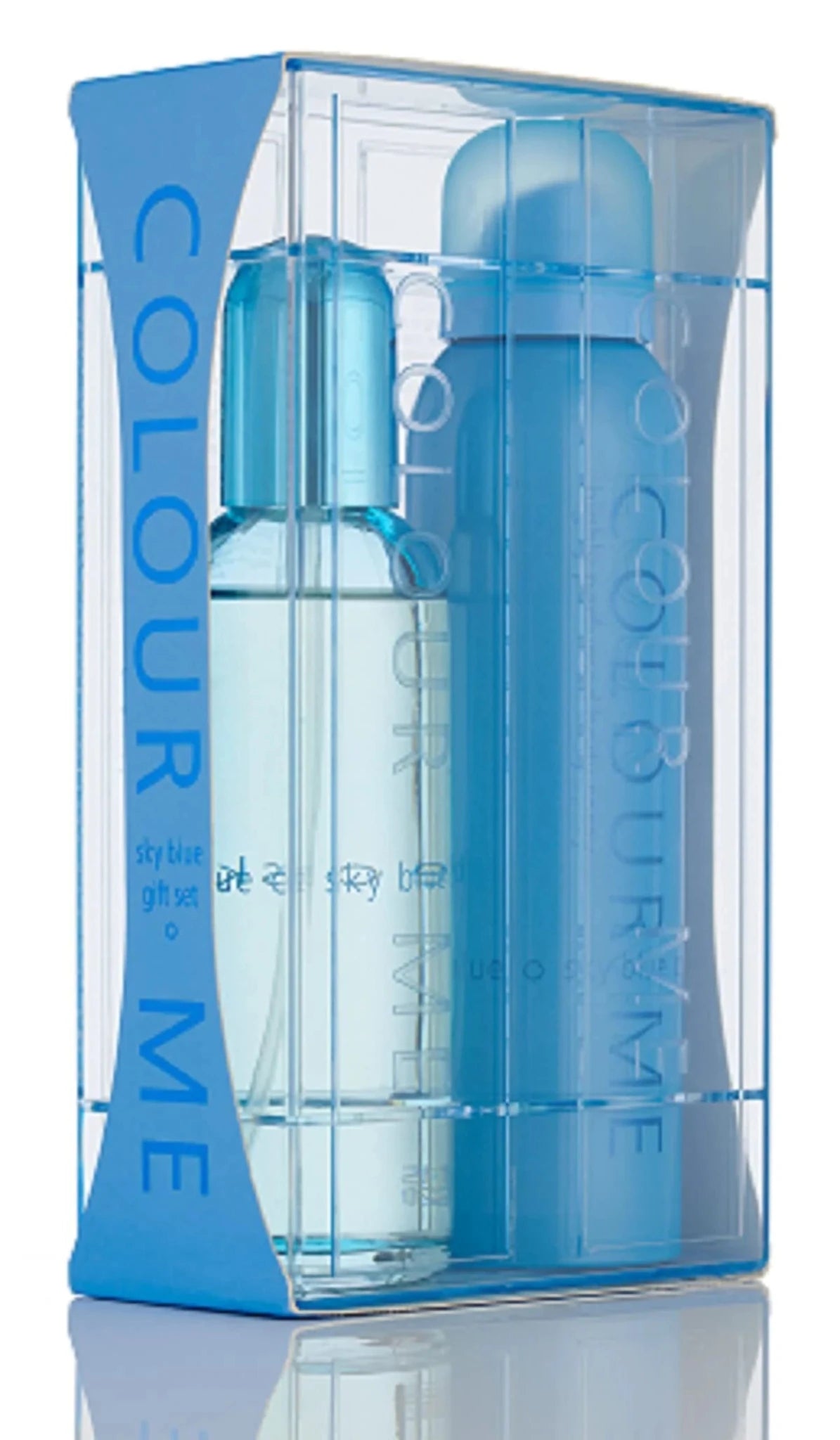 COLOR ME Sky Blue GIFT SET EDP 100ML + BODY SPRAY 150ML - Anwar Store