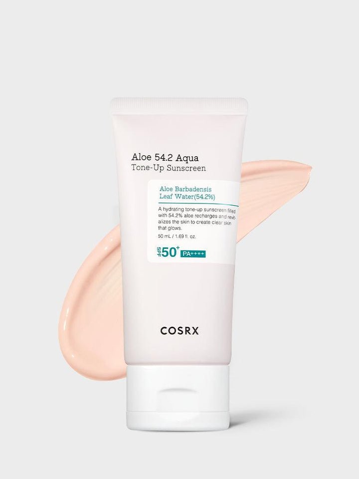 COSRX ALOE 54.2 AQUA TONE-UP SUNSCREEN SPF 50+ PA ++++ 50ML - Anwar Store