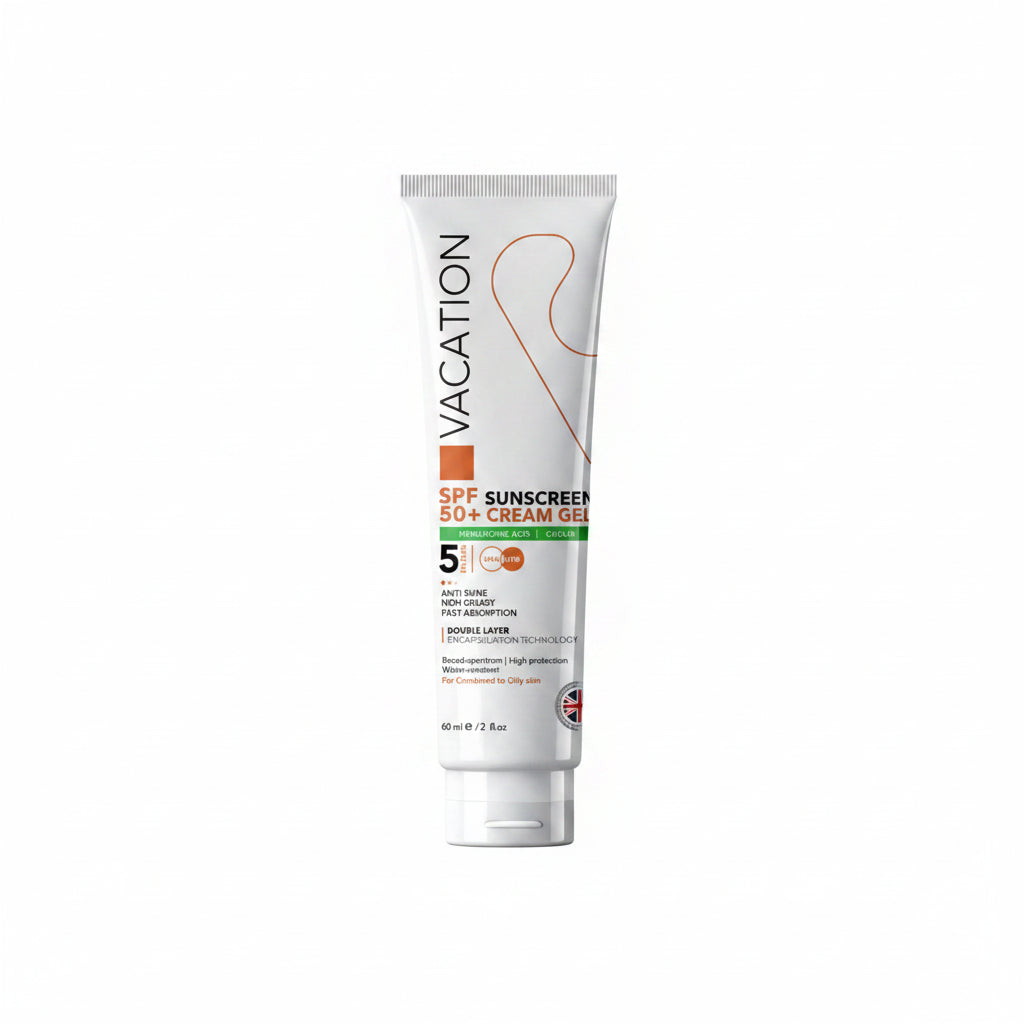 Vacation Sunscreen Cream Gel 60 ml | واقي شمس فاكيشن SPF50+ 60 مل