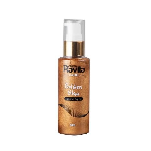 CRISTAL RAVITA GOLDEN GLOW SHIMMER DRY OIL 80ML - Anwar Store