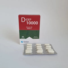 D DEP 10000 VITAMIN D3 IU 30 CAPSULES