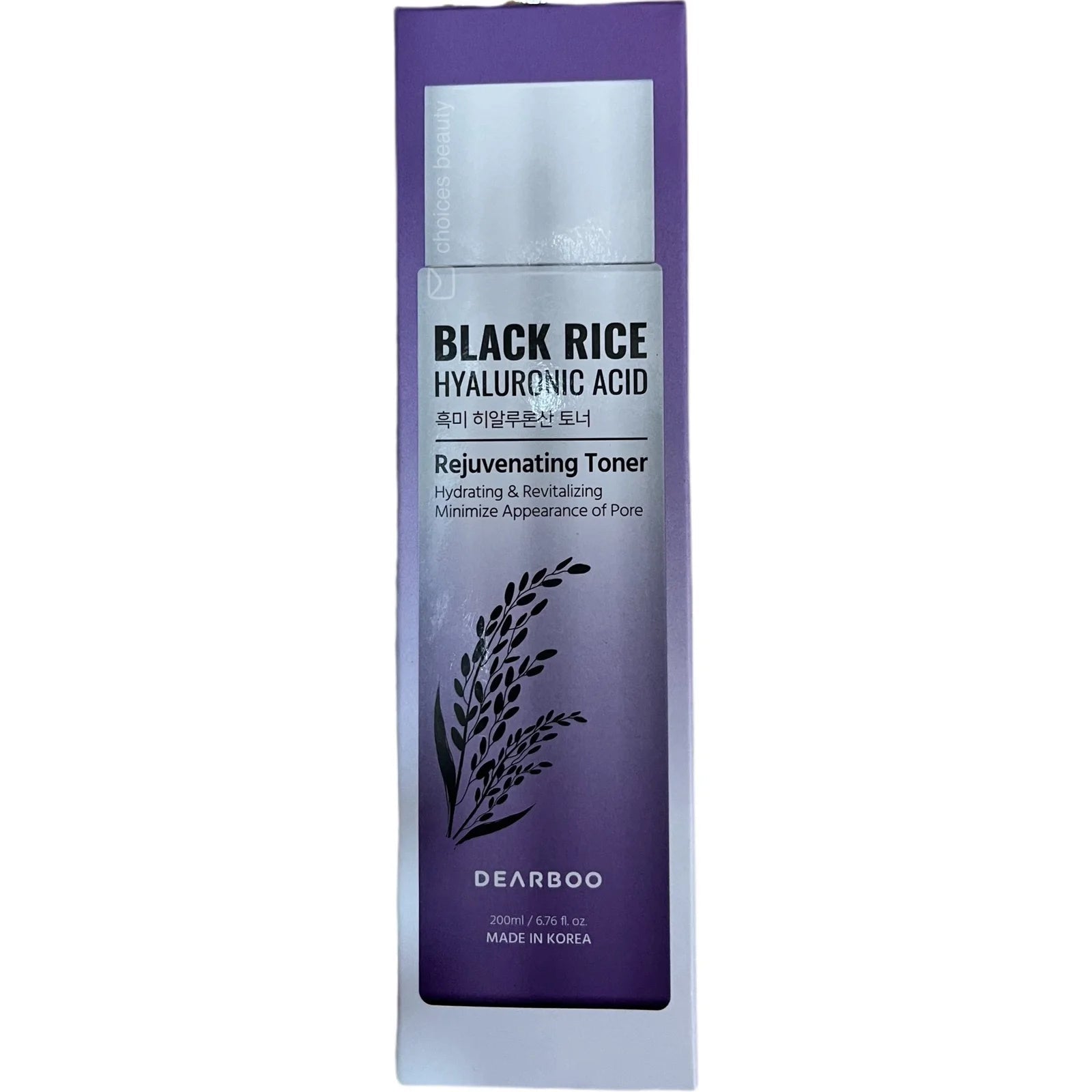DEARBOO BLACK RICE HYALU TONER 150ML - Anwar Store