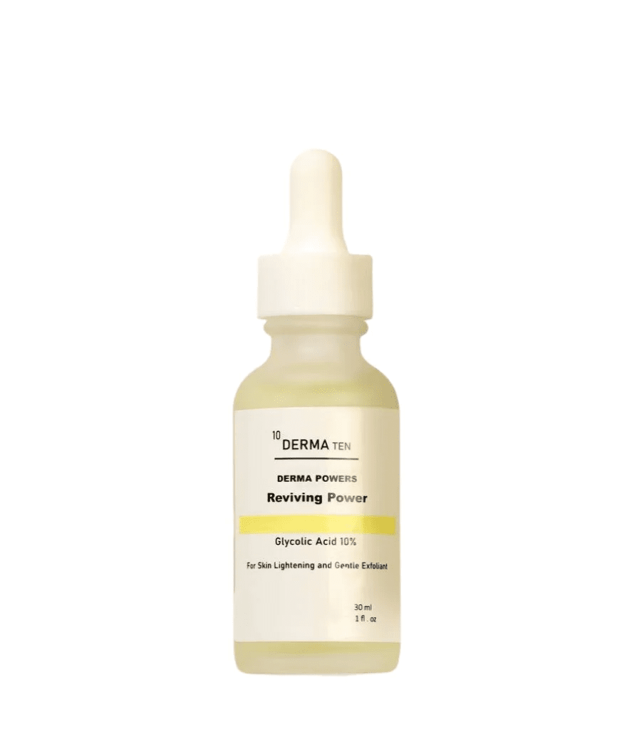 Derma 10 Reviving Power Serum (glycolic Acid 10%) 30 ml | سيروم للوجه Derma 30 مل - Anwar Store