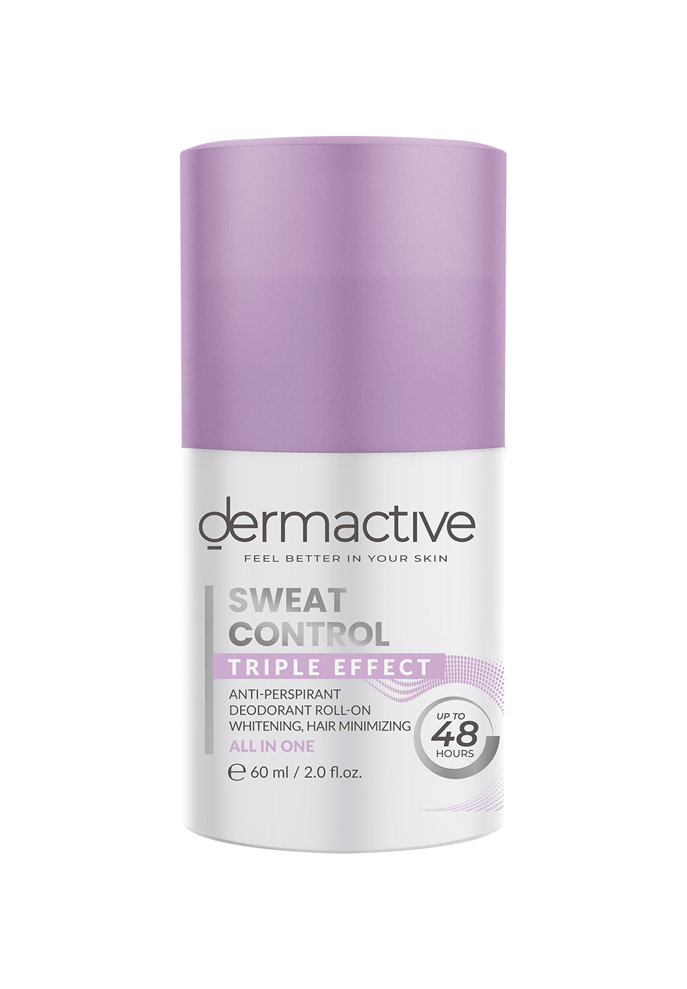 DERMACTIVE SWEAT CONTROL TRIPLE EFFECT DEODORANT ROLL ON 60ML - Anwar Store