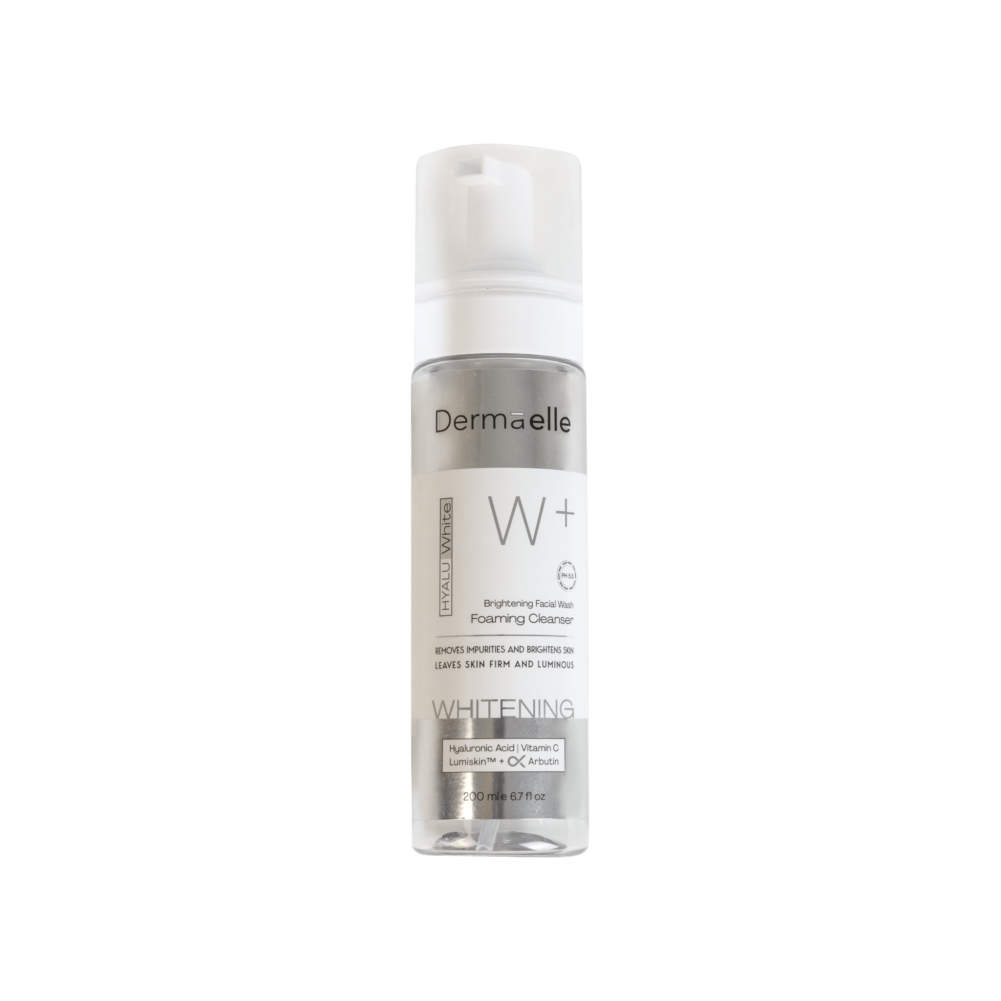 DERMAELLE HYALU WHITE FOAMING CLEANSER 200ML - Anwar Store
