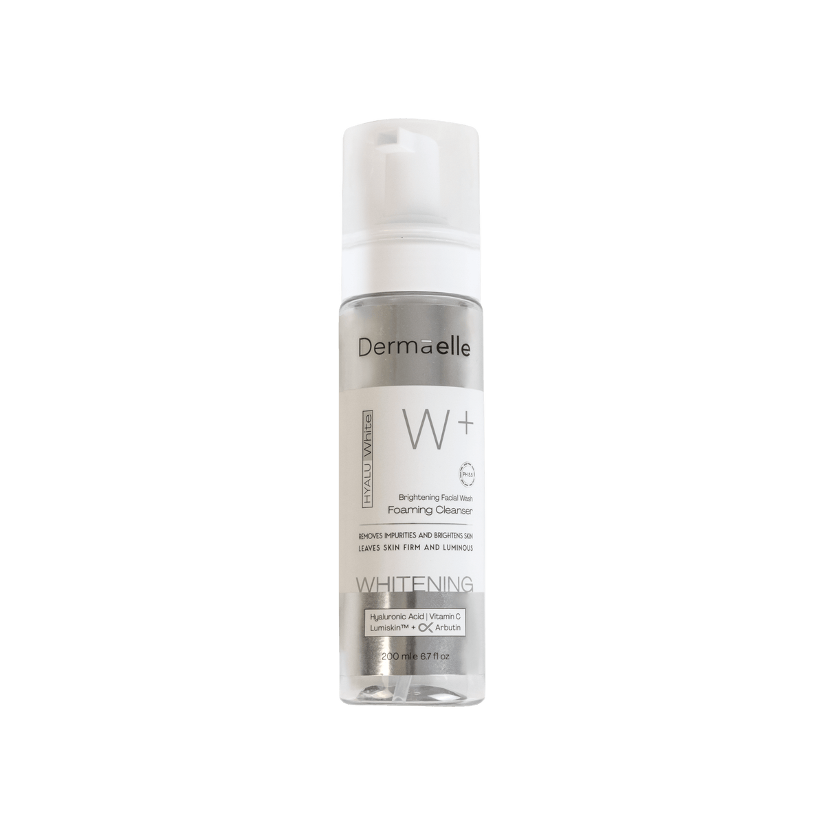DERMAELLE HYALU WHITE FOAMING CLEANSER 200ML - Anwar Store