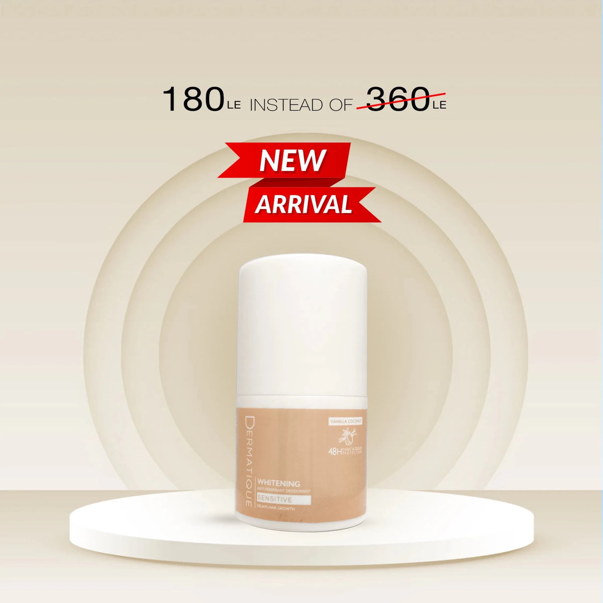 DERMATIQUE WHITENING DEODORANT (VANILLA COCONUT) 40ML - Anwar Store