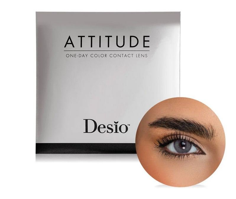 Desio Bold Grey Attitude One-day Color Contact Lens 10 Pcs - عدسات لاصقة يومية Desio 10 قطعة