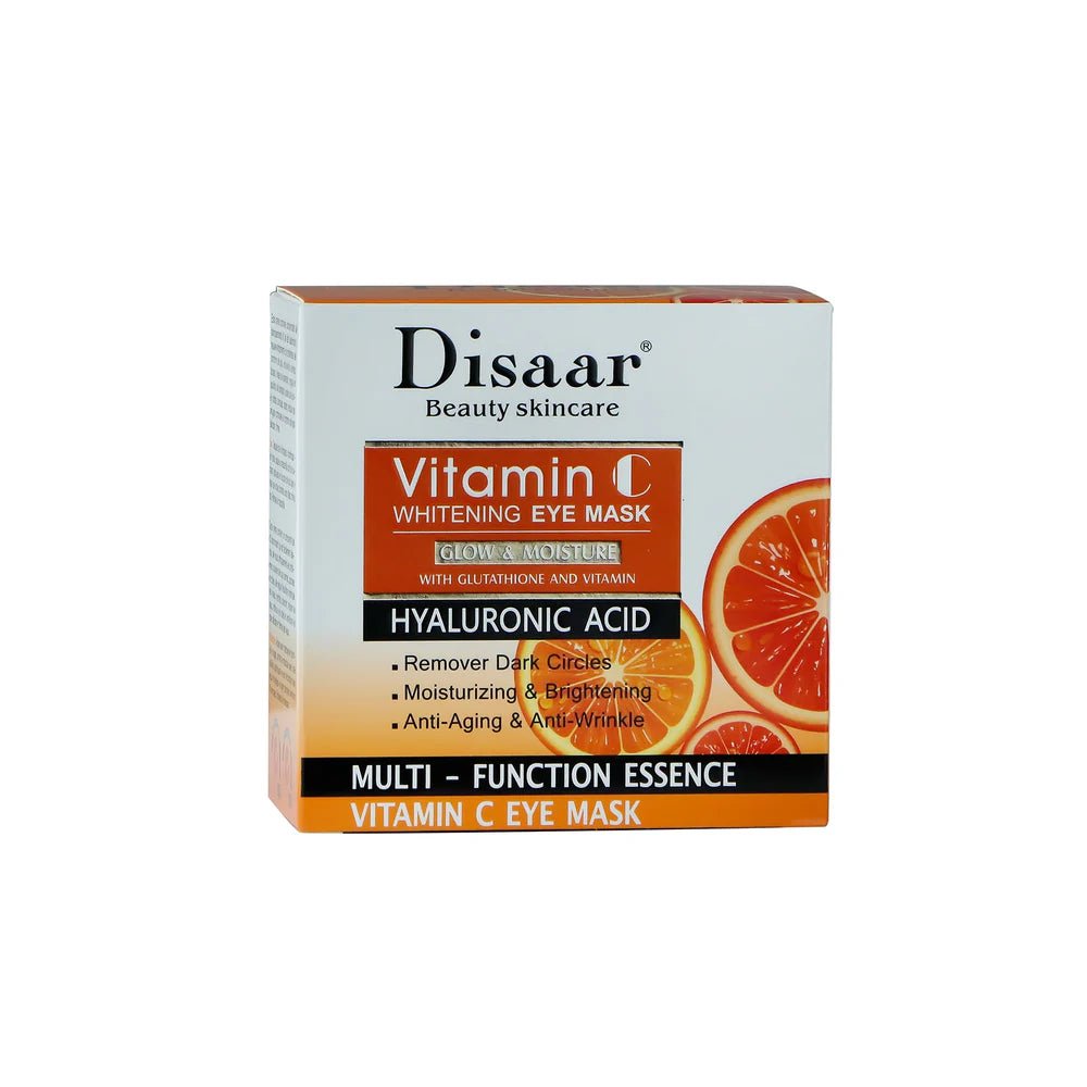 Disaar Vitamin C Whitening Eye Mask HYALURONIC ACID 60pcs - ماسك للوجه Disaar Beauty 60 قطعة