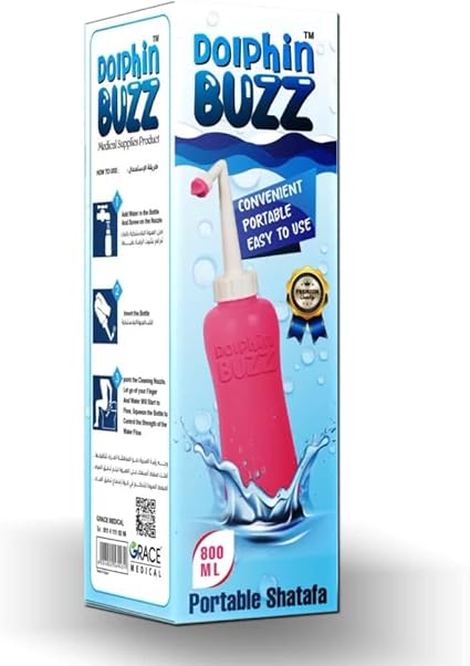 DOLPHIN BUZZ Portable Travel Shatafa 800ml - Anwar Store