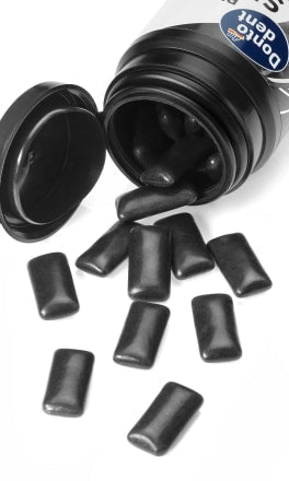 DONTO DENT BLACK SHINE GUM 50 PIECE - Anwar Store