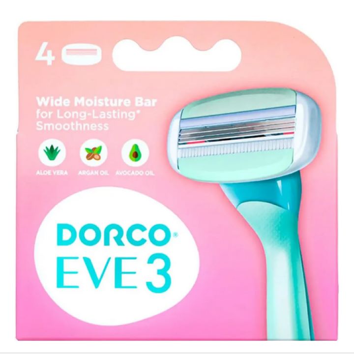 DORCO EVE 3 BLADES 4 HEADS - Anwar Store