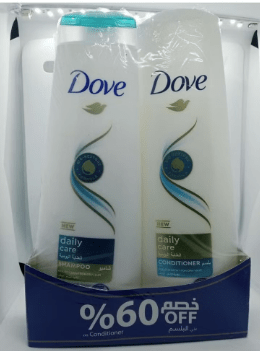 DOVE DAILY CARE SHAMPOO + CONDITIONER 350ML - Anwar Store