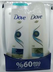 DOVE DAILY CARE SHAMPOO + CONDITIONER 350ML - Anwar Store