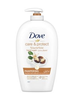DOVE HAND WASH CARE & PROTECT PAMPERING SHEA&WARM VANILLA 500ML - Anwar Store