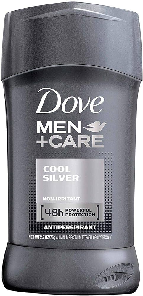 DOVE MEN +CARE COOL SILVER 48H ANTIPERSPIRANT 76G - Anwar Store