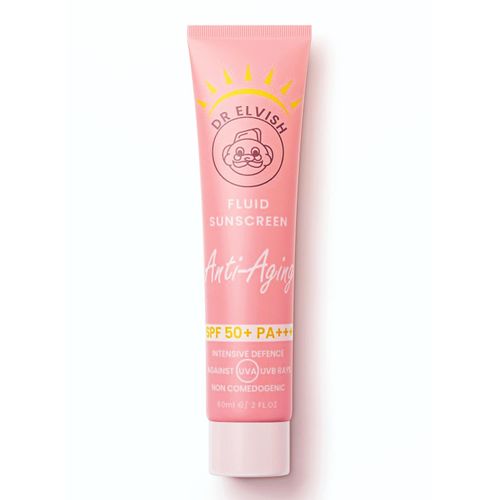 DR ELVISH FLUID SUNSCREEN SPF50+ PA+ 60ML - Anwar Store