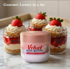 DR ELVISH VELVET BODY BUTTER STRAWBERRY CHEESECAKE 200g - Anwar Store