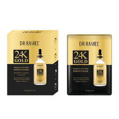 DR. RASHEL 24K GOLD RADIANCE & ANTI AGING ESSENCE MASK 25G - Anwar Store