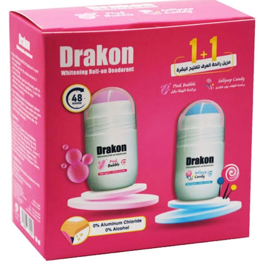 DRAKON ROLL ON OFFER (PINK BUBBLE+LOLLIPOP) OFFER - Anwar Store
