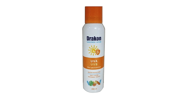 Drakon Sun Screen Lotion SPF50+ Spray 200 ml | واقي شمس Drakon SPF50+ 200 مل - Anwar Store
