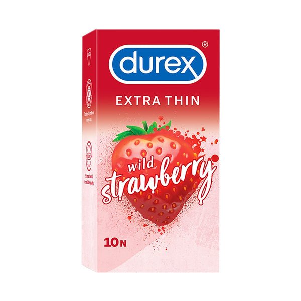 DUREX EXTRA THIN WILD STRAWBERRY 10N - Anwar Store