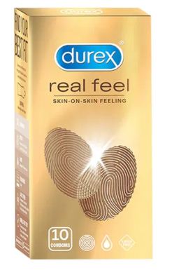DUREX REAL FEEL 10 CONDOMS - Anwar Store
