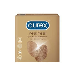 DUREX REAL FEEL 3 CONDOMS - Anwar Store