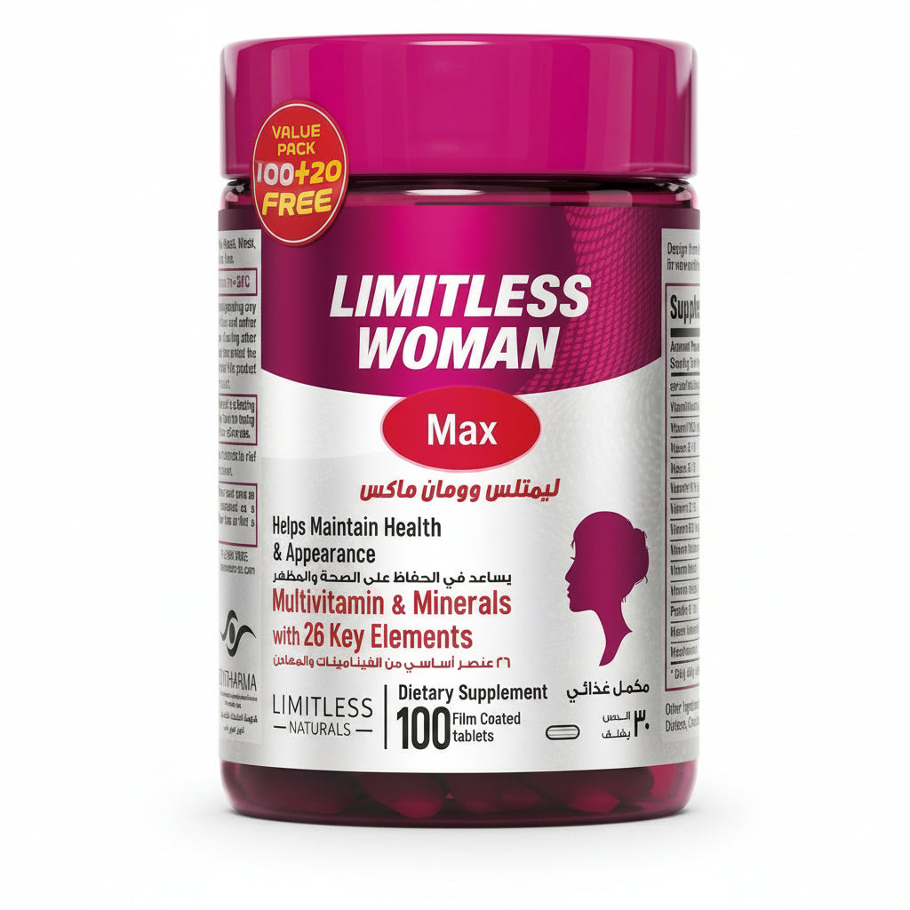 LIMITLESS WOMAN MAX VALUE PACK 100+20TAB FREE