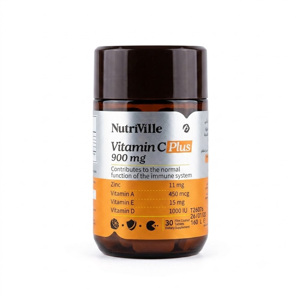 NUTRIVILLE VITAMIN C PLUS 900MG 30TAP