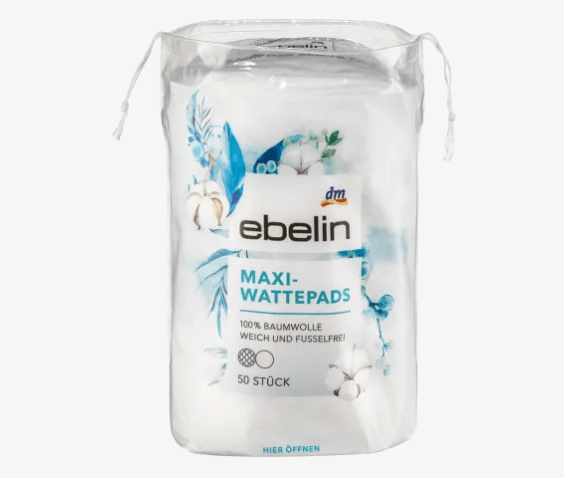 EBELIN COTTON PADS MAXI, 50 PCS - Anwar Store