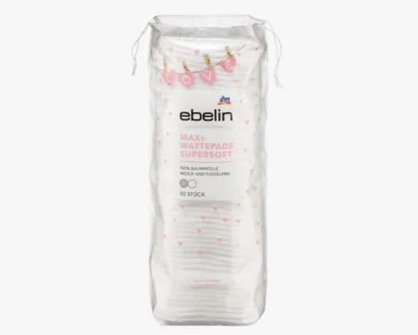 EBELIN COTTON PADS MAXI SUPERSOFT, 50 PCS - Anwar Store