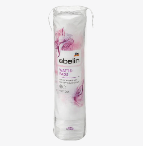 EBELIN COTTON PADS SILK EXTRACT, 90 PCS - Anwar Store