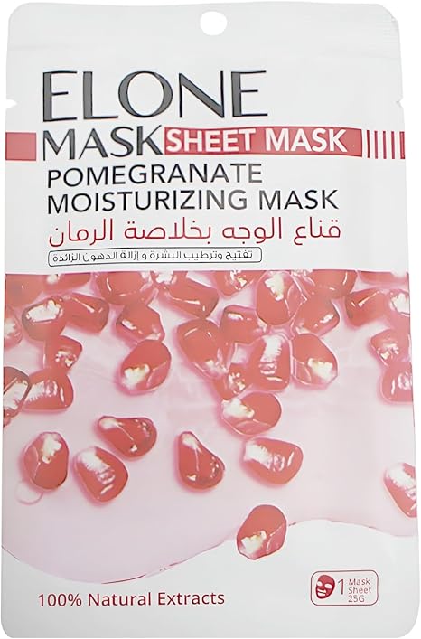 Elone Pomegranate Moisturizing Sheet Mask - Anwar Store