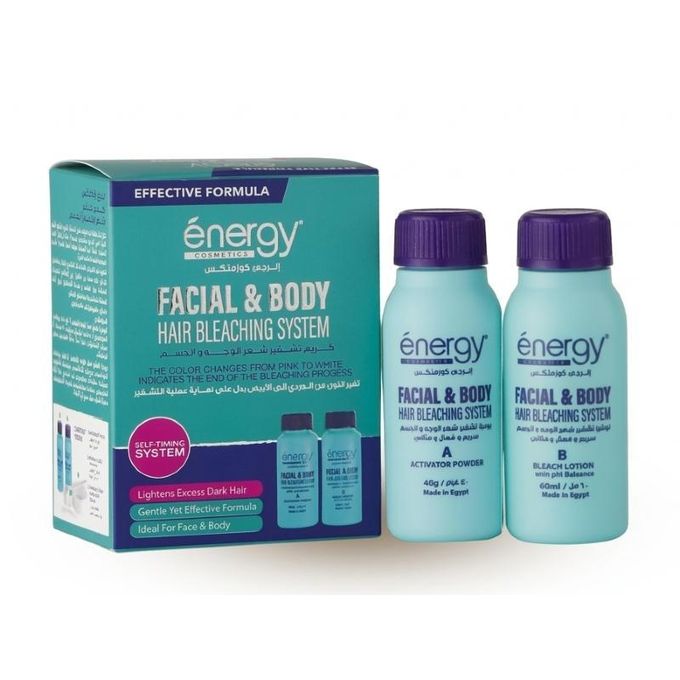 ENERGY COSMATICS FACIAL BODY HAIR BLEACHING SYSTEM - Anwar Store