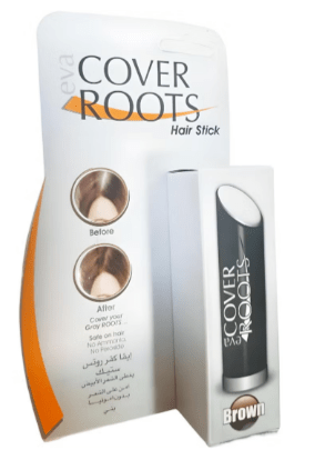EVA COVER ROOTS HAIR STICK BROWN 3GM - Anwar Store