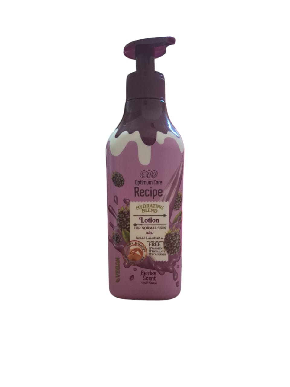 EVA OPTIMUM CARE RECIPE HYDRATING BLEND LOTION FOR NORMAL SKIN - BERRIES SCENT 370ML OFFER - Anwar Store