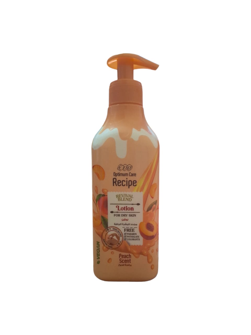 EVA OPTIMUM CARE RECIPE REVIVAL BLEND LOTION FOR DRY SKIN - PEACH SCENT 370ML OFFER - Anwar Store