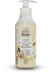 EVA OPTIMUM CARE RECIPE SOOTHING BLEND LOTION FOR SENSITIVE SKIN - VANILLA SCENT 370ML OFFER - Anwar Store
