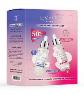 Evelin The 15% Peel & Plump Shot Offer - ماسك للوجه eveline